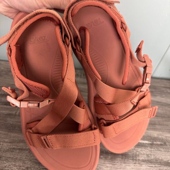 Teva Hurricane Verge Womens size 10 Sandals Salmon Pink EUC #1121535 - Picture 6 of 9